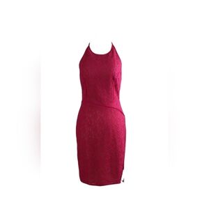 BCBGMAXAZRIA Women's Tenya Racerback Dress in turkish Rose Size 4 NWT